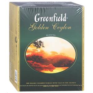  Чай Greenfield черный, 100 пакетиков