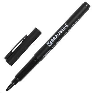 BRAUBERG Маркер перманентный BRAUBERG CLASSICLine 1мм