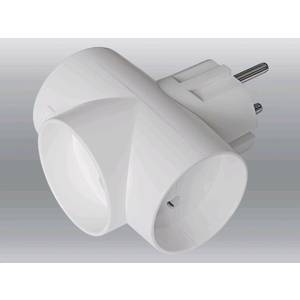 TOKER Тройник универсальный 6А без заземления