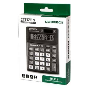 Citizen Калькулятор настольный Citizen SD-212 12-разрядный