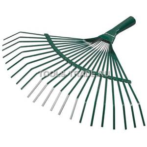  Грабли веерные малые усиленные пластинчатые оцинкованные 20 зубьев