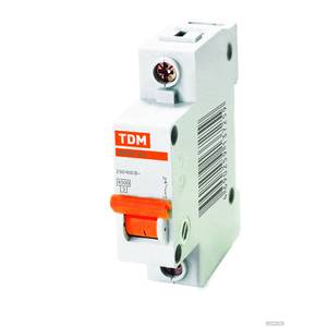TDM Автоматический выключатель TDM 1П 25А BA47-63