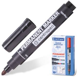 CENTROPEN Маркер перманентный нестираемый CENTROPEN 2,5 мм