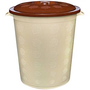  Бак пластик 50л с крышкой с узором