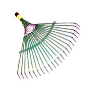  Грабли веерные 22 зуба пластинчатые усиленные 40*30см