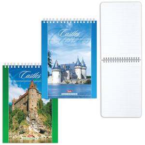 HATBER Блокнот А5 HATBER 60л клетка, спираль, жесткая подложка