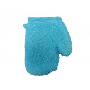  Мочалка махровая 18*20 Варежка Травка