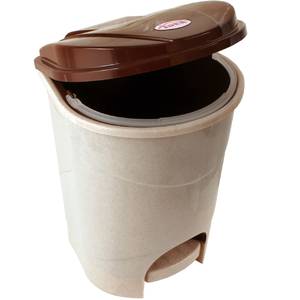 М-Пластика Контейнер для мусора 19л пластиковый с педалью