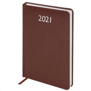BRAUBERG Ежедневник датированный BRAUBERG Profile А5 2021 балакрон
