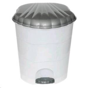 Violet Ведро для мусора с педалью пластмассовое 7л 68*23*28см