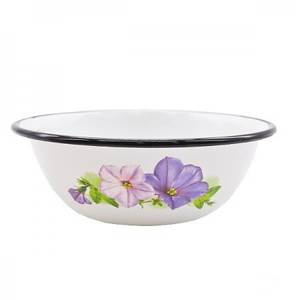 КМК (посуда) Миска эмалированная 0,8 с деколью