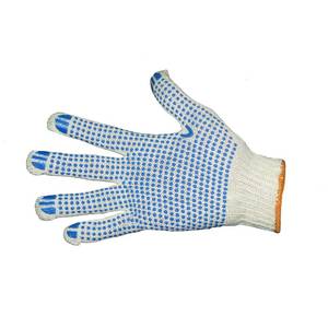  Перчатки х/б с ПВХ 5нитей 10класс