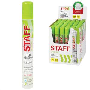 STAFF Клей канцелярский STAFF EVERYDAY 50 мл, сетчатый аппликатор