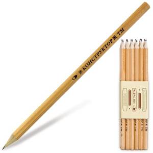 КРАСИН Карандаш чернографитный КРАСИН Конструктор 177мм ТМ