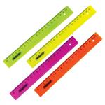 Линейка-пластиковая-40см-СТАММ-Neon-непрозрачная-неоновая~7787