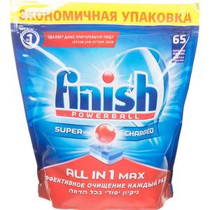 Finish Таблетки для посудомоечных машин Finish All-In-One 65шт