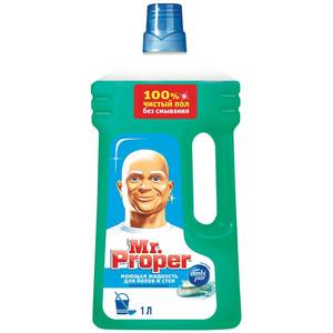 Procter and Gamble Моющая жидкость Mr. Proper 1л для полов и стен