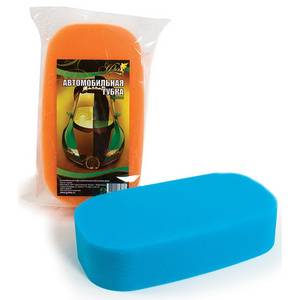  Автомобильная губка 22*12*5см поролоновая овальная