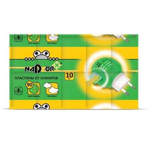 Nadzor Пластины от комаров без запаха Nadzor