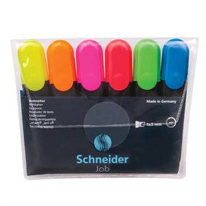 Schneider Набор текстовыделителей SCHNEIDER Job 6шт 1-5мм