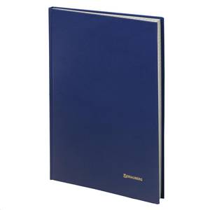 BRAUBERG Книга учета BRAUBERG А4 144 листов, клетка, твердая, бумвинил, блок офсет