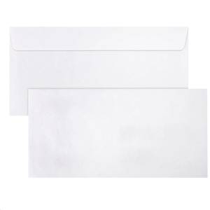 BRAUBERG Конверт Е65 110*220мм отрывная полоса, внутренняя запечатка 100шт в упаковке