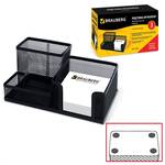 Подставка-органайзер-BRAUBERG-CONTRACT-109х95х101-5-мм-5-отделений-черная~45836