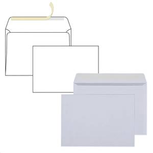 КУРТ Конверт С5 162*229 1000шт отрывная лента, 80г/м2, внутренняя запечатка