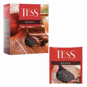 TESS Чай черный TESS Kenya 100 пакетиков в коробке