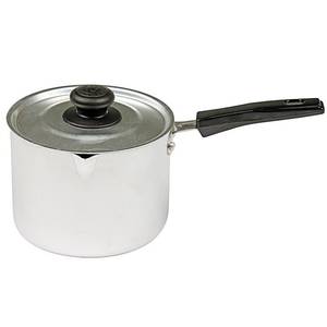 АО Алюминий Металлург Рус Ковш алюминиевый 0,75л с крышкой и карболитовой ручкой