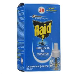 RAID Жидкость для фумигатора RAID 30 ночей
